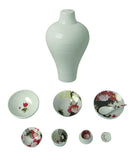 Ming Pivoine Vase  - Set of 7 stackable pieces