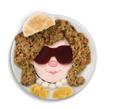 Ms Food Face- Dinner Plate