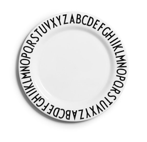 Design Letters Melamine Plate